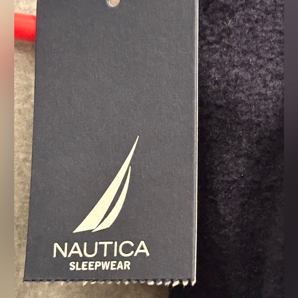 Nautica Dark Blue Men’s Robe Vintage NWT - Picture 6 of 10